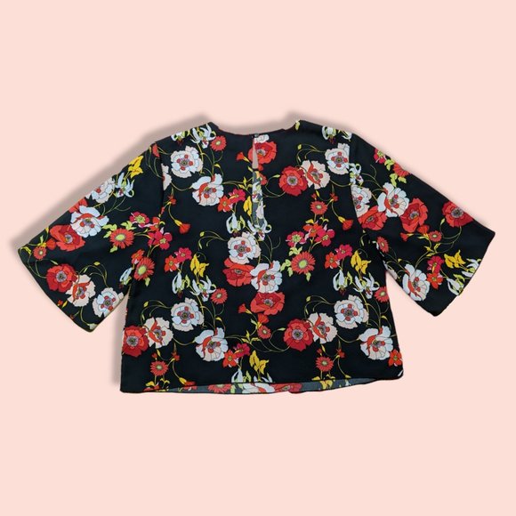 Aritzia Wilfred Cambrai Floral Silk Top Size M - Picture 3 of 5